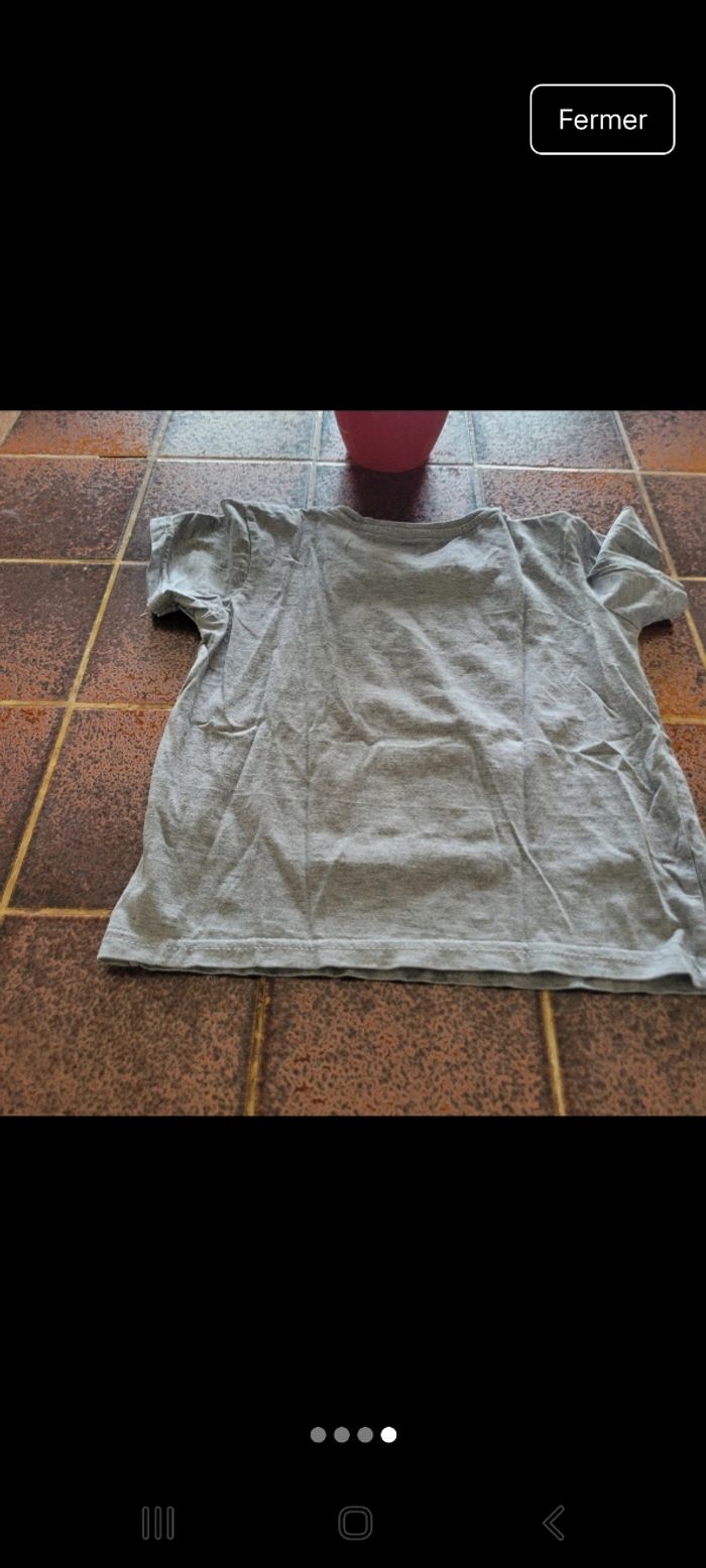 Tee-shirt manches courtes lion - photo numéro 2