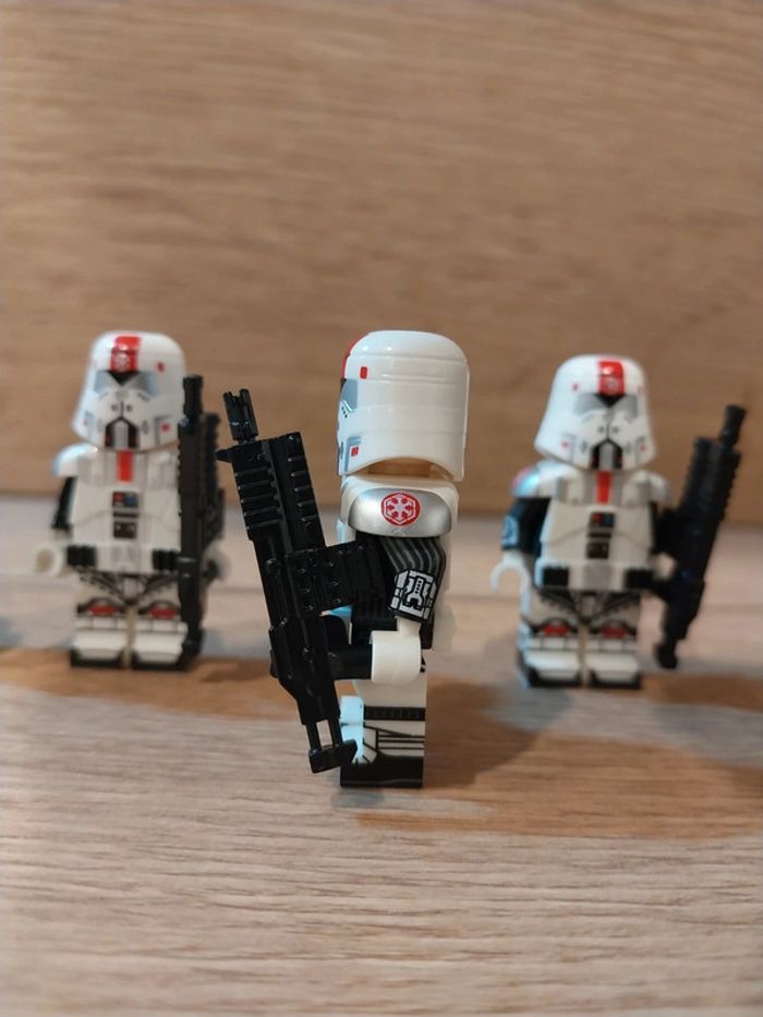 Figurines type lego 4 impérial stormtroopers star wars - photo numéro 3
