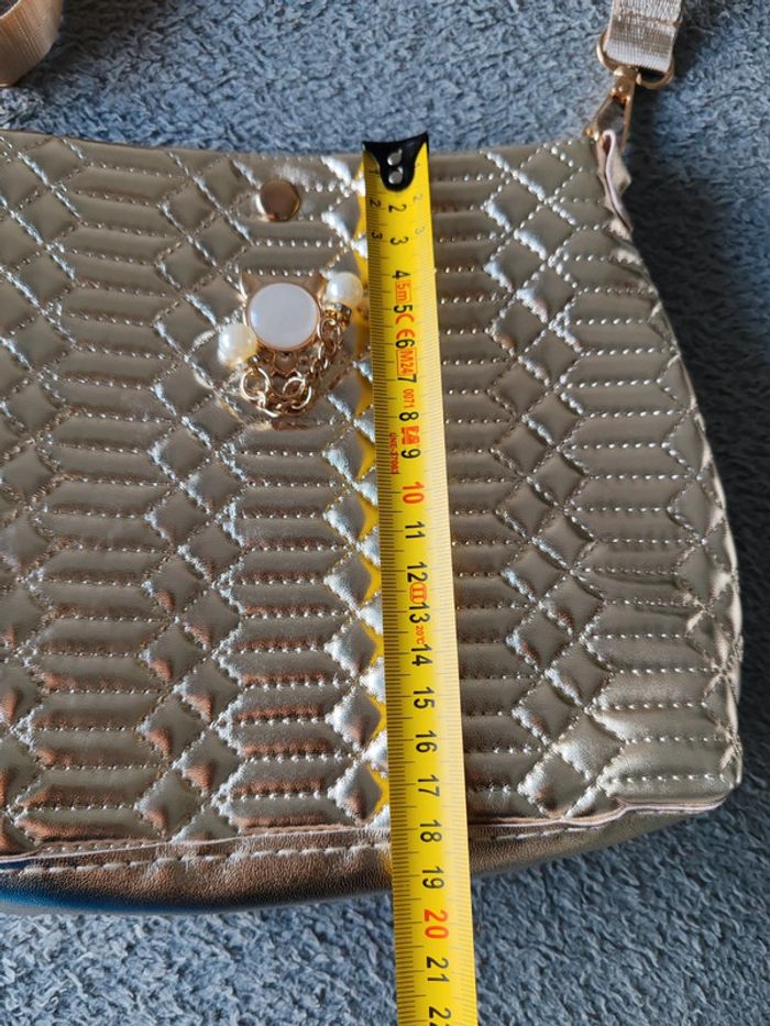 Petit sac à bandoulière Doré Shein Neuf sans étiquette - photo numéro 5
