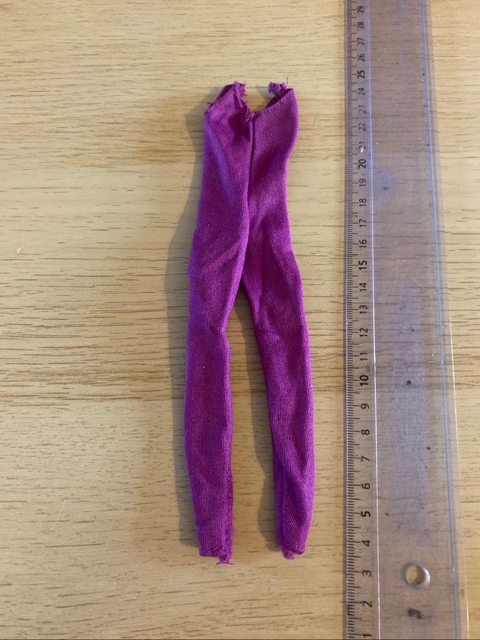 Barbie poupée Mattel superdance 1982 combinaison violette vêtement habit - photo numéro 3