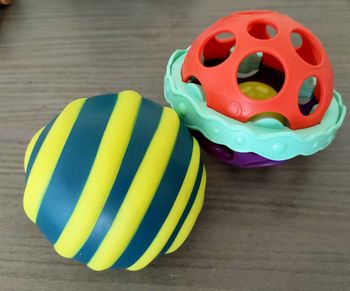 Balles sensorielles hochet bébé 