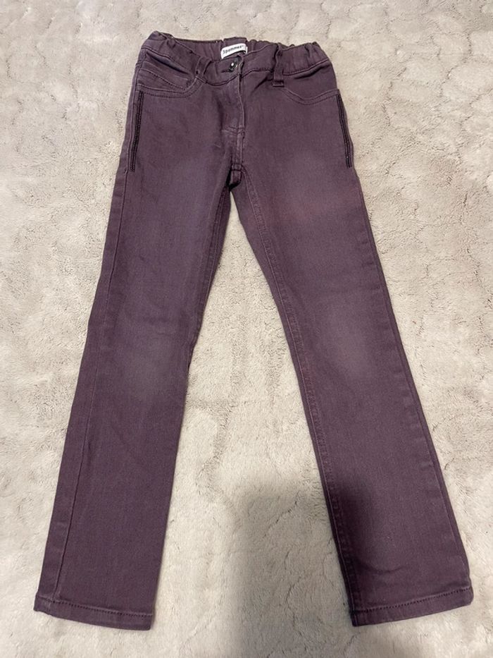 Pantalon violet - 3 pommes - 6 ans / 116 cm