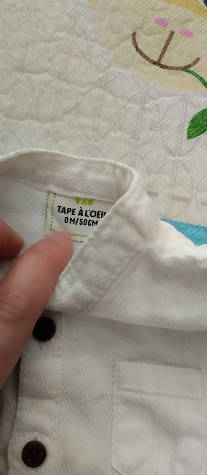Chemise bébé garçon 1 mois - photo numéro 2