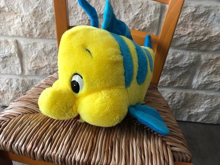 Peluche Polochon Disney vintage 1993 - La petite sirène - très bon état - photo numéro 4