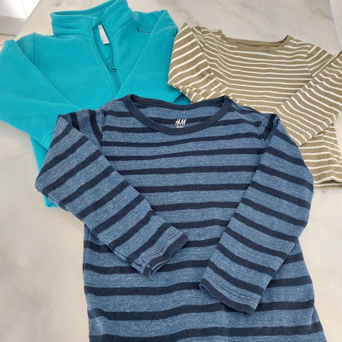 Lot polaire -tee shirts 2 ans