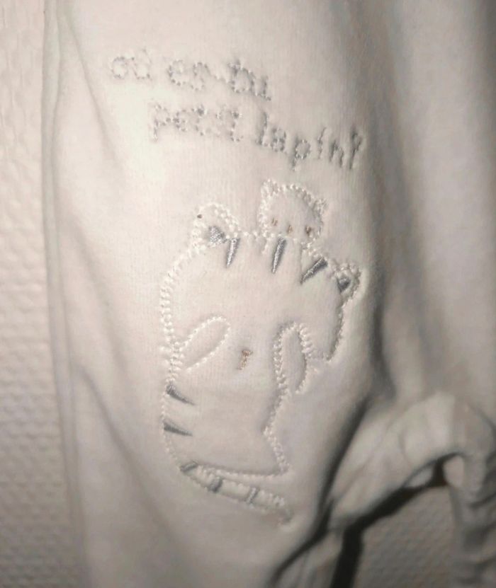 Pyjama velours  2 pièce sergent major 3 mois - photo numéro 4