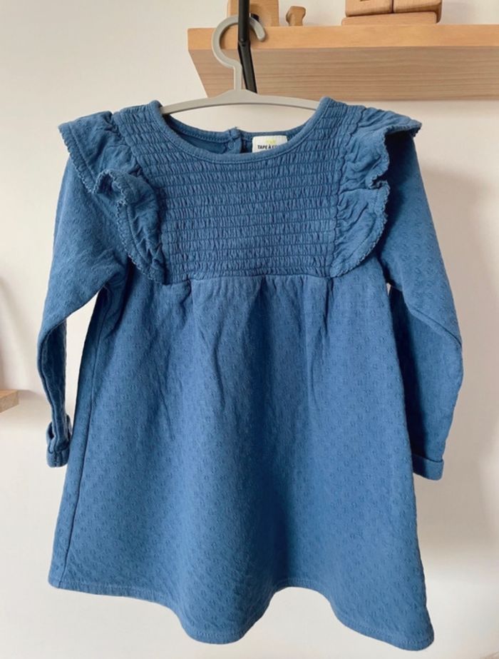 Robe chaude bleu