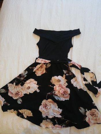 Robe col Bardot