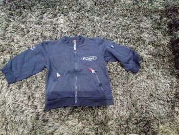 Gilet sweat zippé garçon 86 cm