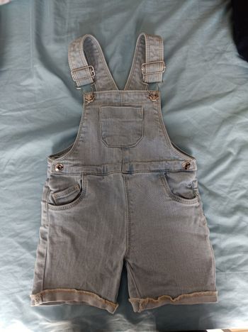 Salopette courte Tex baby taille 9 mois