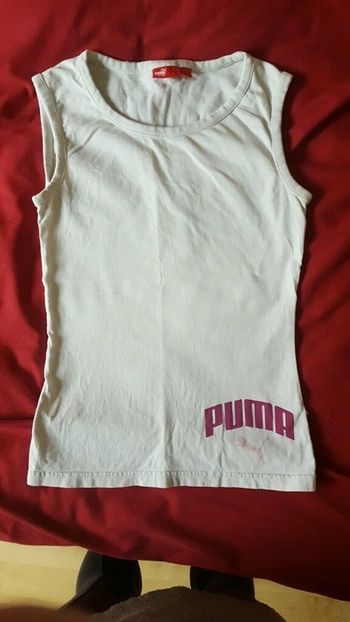 Tshirt puma blanc