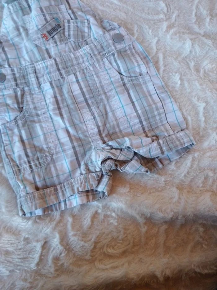 Salopette short Garçon 1 mois "Petite jungle" 100% coton Gémo Canari Baby - photo numéro 7