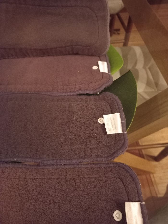 4 Inserts Bambou Épaisses couches lavables taille unique B'bies universelles