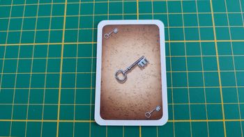 Carte clef seule pièce détachée jeu de société Cartagena L'évasion 2009 Leo Colovini #C54