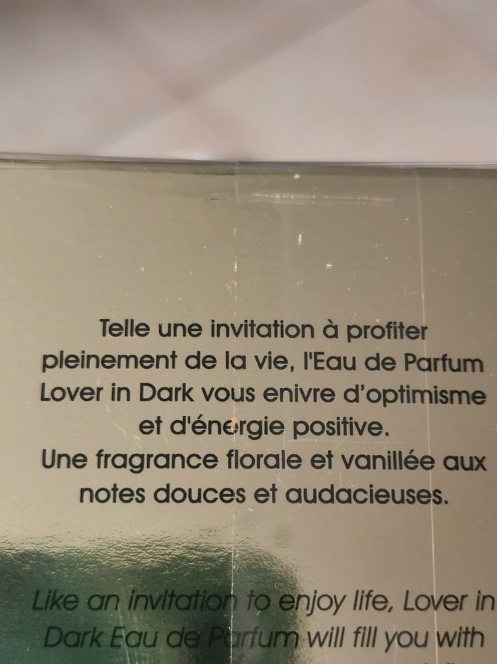 Eau de parfum Lover in Dark de Jeanne Arthes neuf - photo numéro 5