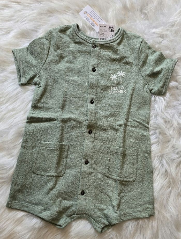 NEUVE(non portée) 🏷💙💙🤩😍 superbe  combishort  36 mois  Primptemps/ete (94cm) garçon💙💙😍🤩