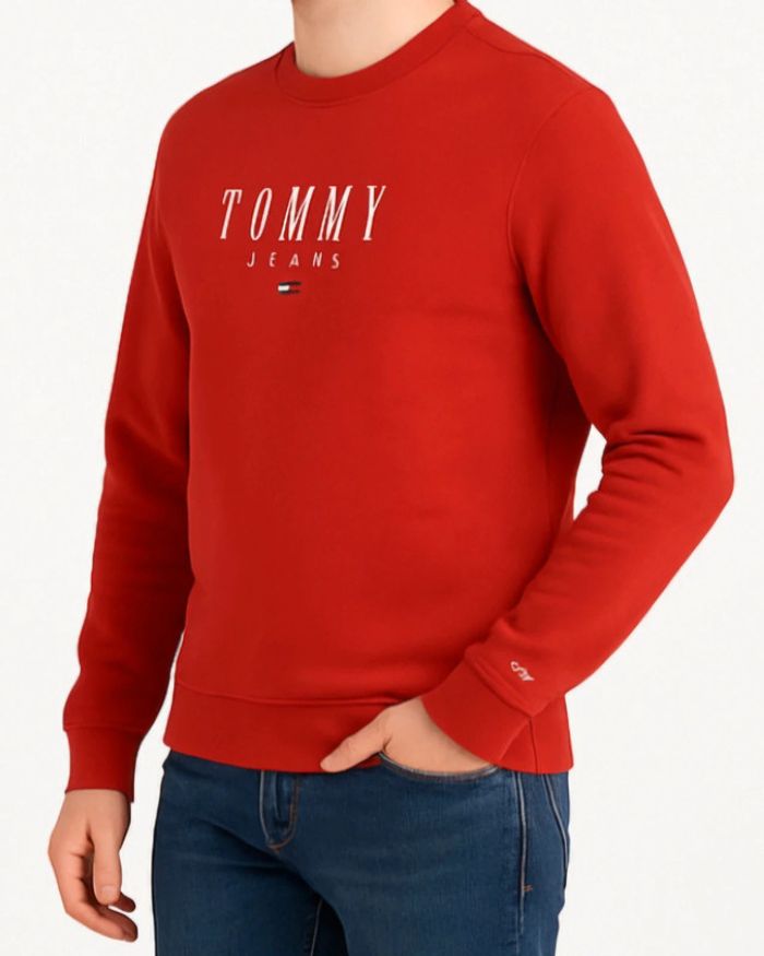 Sweat-shirt rouge Tommy Jeans - photo numéro 2