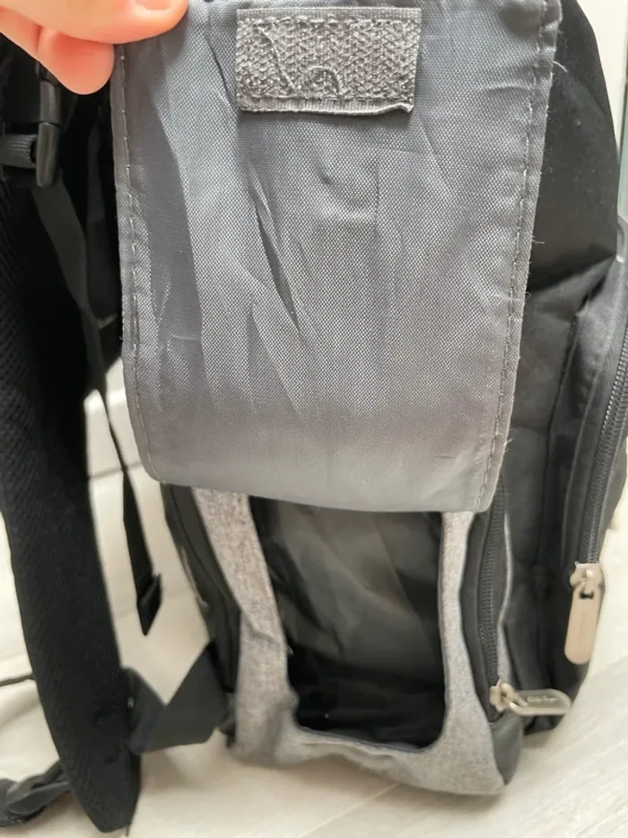 Eddie Bauer Backpack Maternity Pregnant Baby black grey 18L waterproof - photo numéro 14