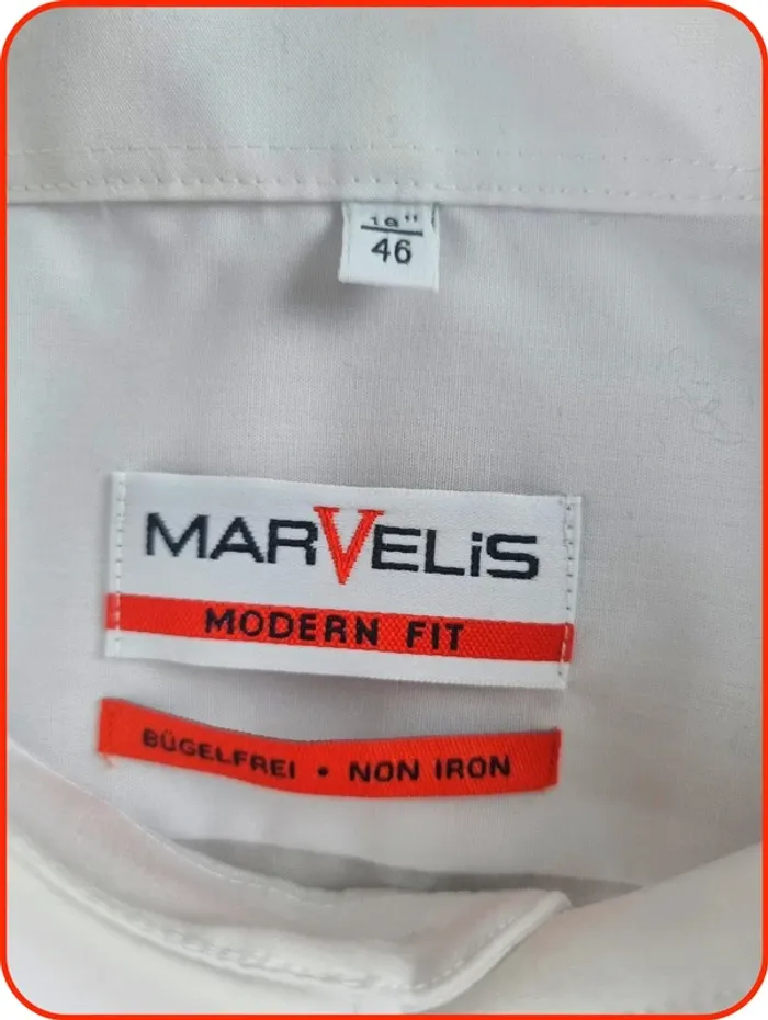 Chemise blanche Homme Marvelis Taille XL - photo numéro 2