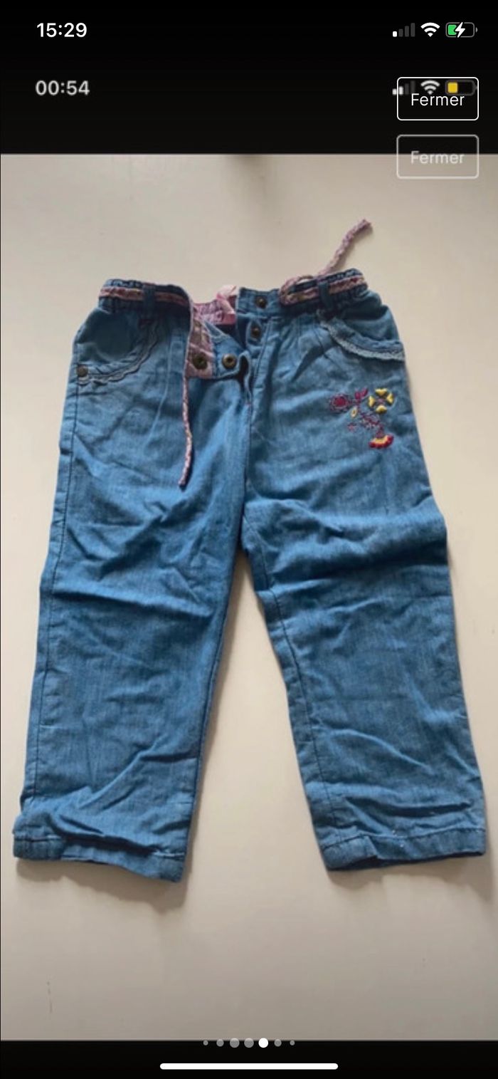 Lot pantalon/legging fille - photo numéro 5