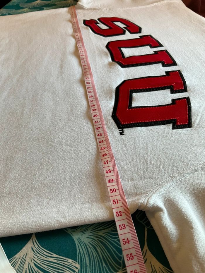 Sweat universitaire à col rond blanc pour homme Champion SUU taille S 252 - photo numéro 7