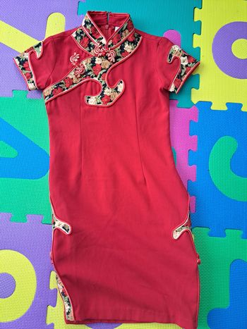 Robe déguisement style asiatique 4 ans