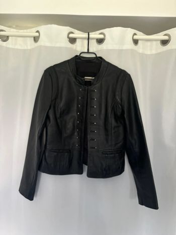 Veste en cuire