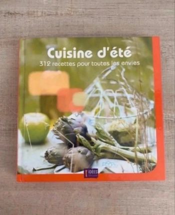 livre de recettes de cuisine d’été