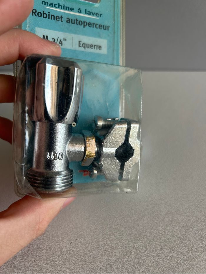 Robinet autoperceur machine à laver – M 3/4’’ - photo numéro 3