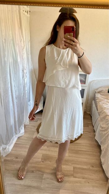 Robe blanche sans manche légère Neuf