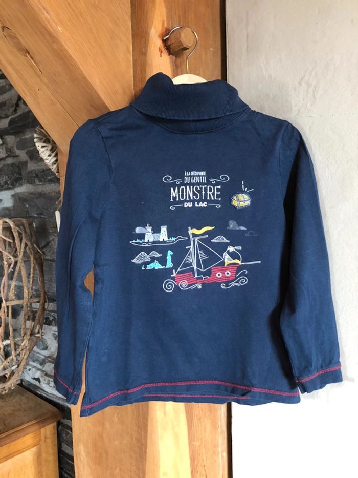 Pull col roule 6 ans sergent major