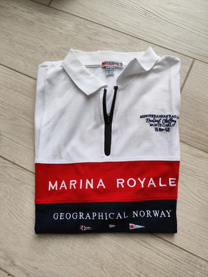 Polo tee-shirt geographical norway