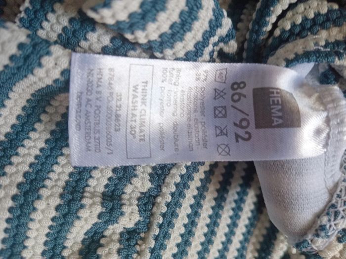 Maillot bain fille 1 pièce Hema 2 ans marinière - photo numéro 7