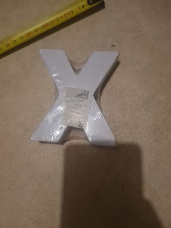 Lettre X à décorer