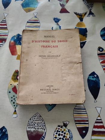manuel d'histoire du droit français