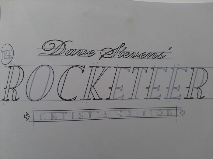 RARE The Rocketeer - Artist's edition Dave Stevens - grand format noir & blanc - photo numéro 4