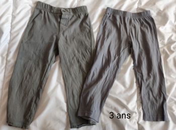 Lot pantalons pyjama 3 ans