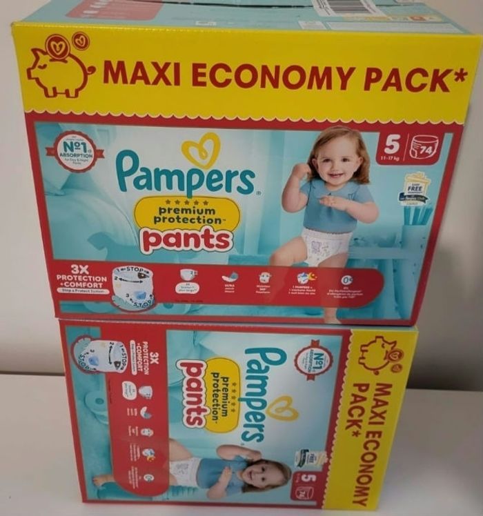 Couches pampers pants taille 5