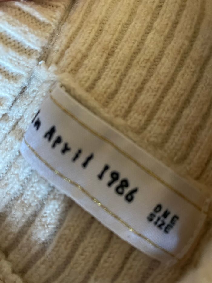 Pull col rouler beige - photo numéro 4