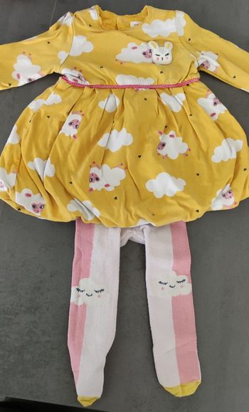 Ensemble robe + collant 3 mois