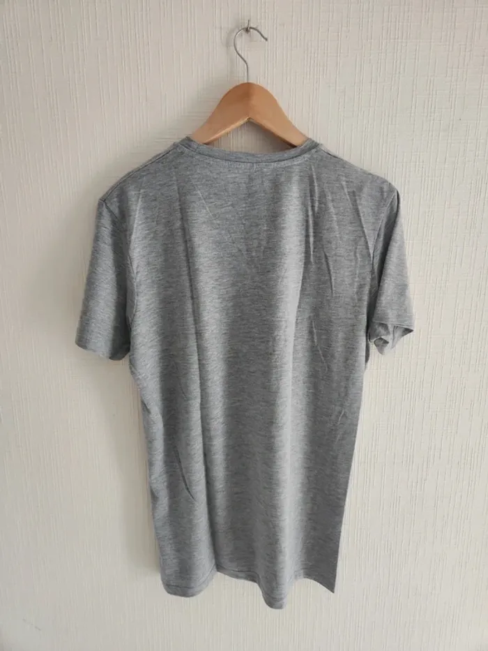 Tee-shirt manches courtes gris Celio M - photo numéro 9
