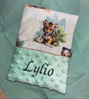 Protège carnet de santé tigre 