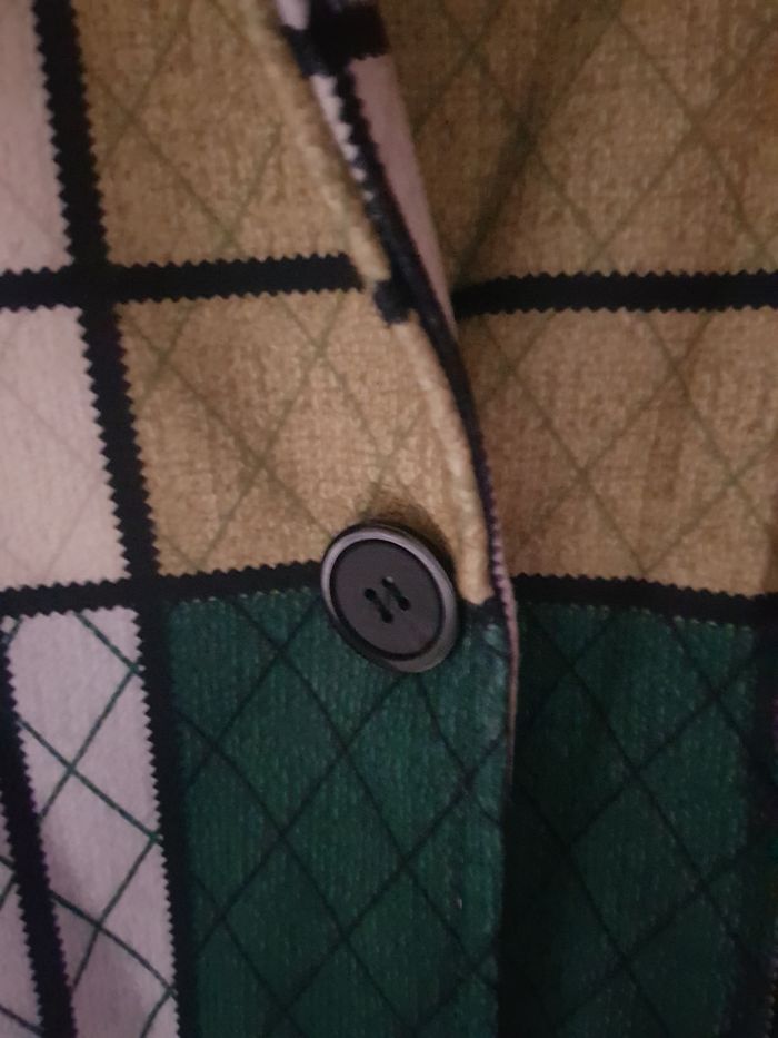 Magnifique veste /manteau style arlequin - photo numéro 3