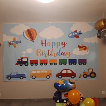 Bandorolle 3mx2m Happy birthday