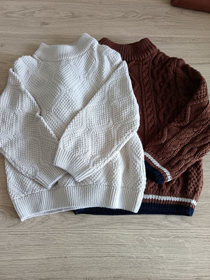 Lot pull en maille