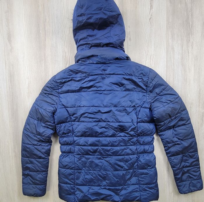 erdry • Doudoune femme bleu marine • Taille 38 • Capuche amovible & fourrure • Excellent état - photo numéro 5