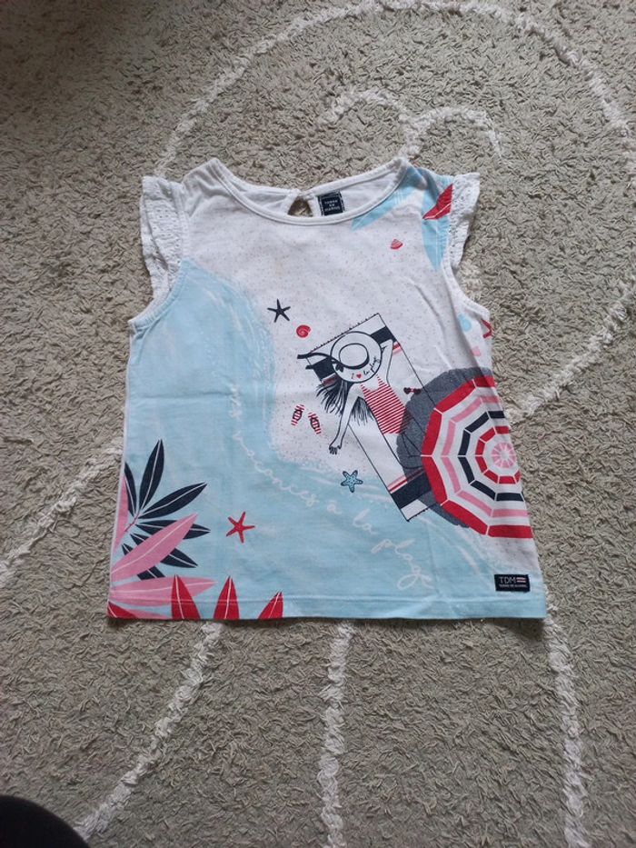 Tee-shirt sans manche 5ans