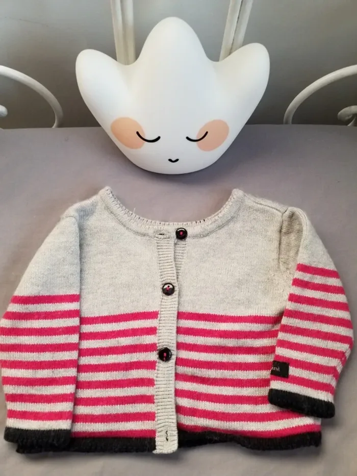 Gilet / pull catimini 3 mois - photo numéro 3