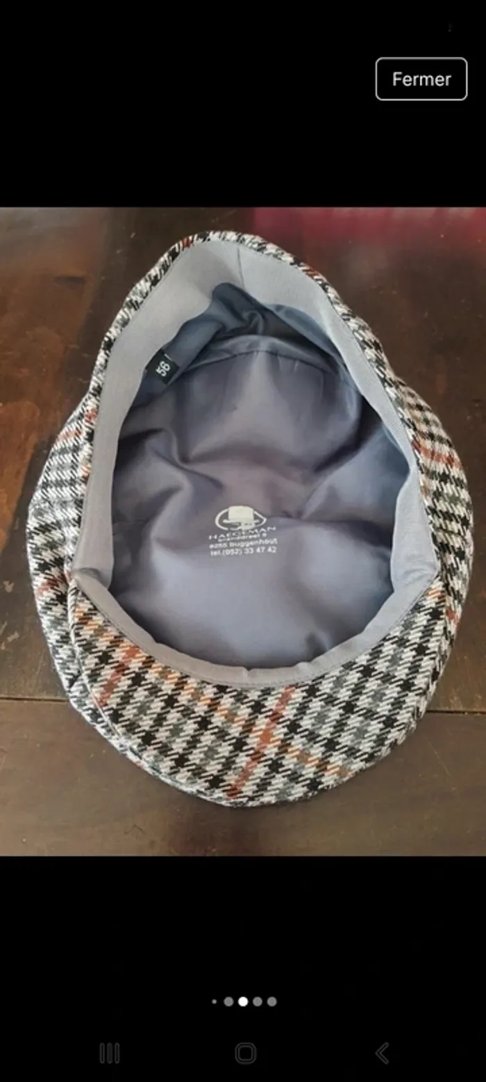 Jolie Chapeau homme Haegeman 56cm - photo numéro 13