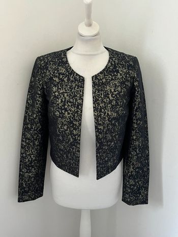 Veste chic noire et dorée étam S